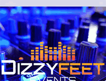 Tablet Screenshot of dizzyfeet.co.uk